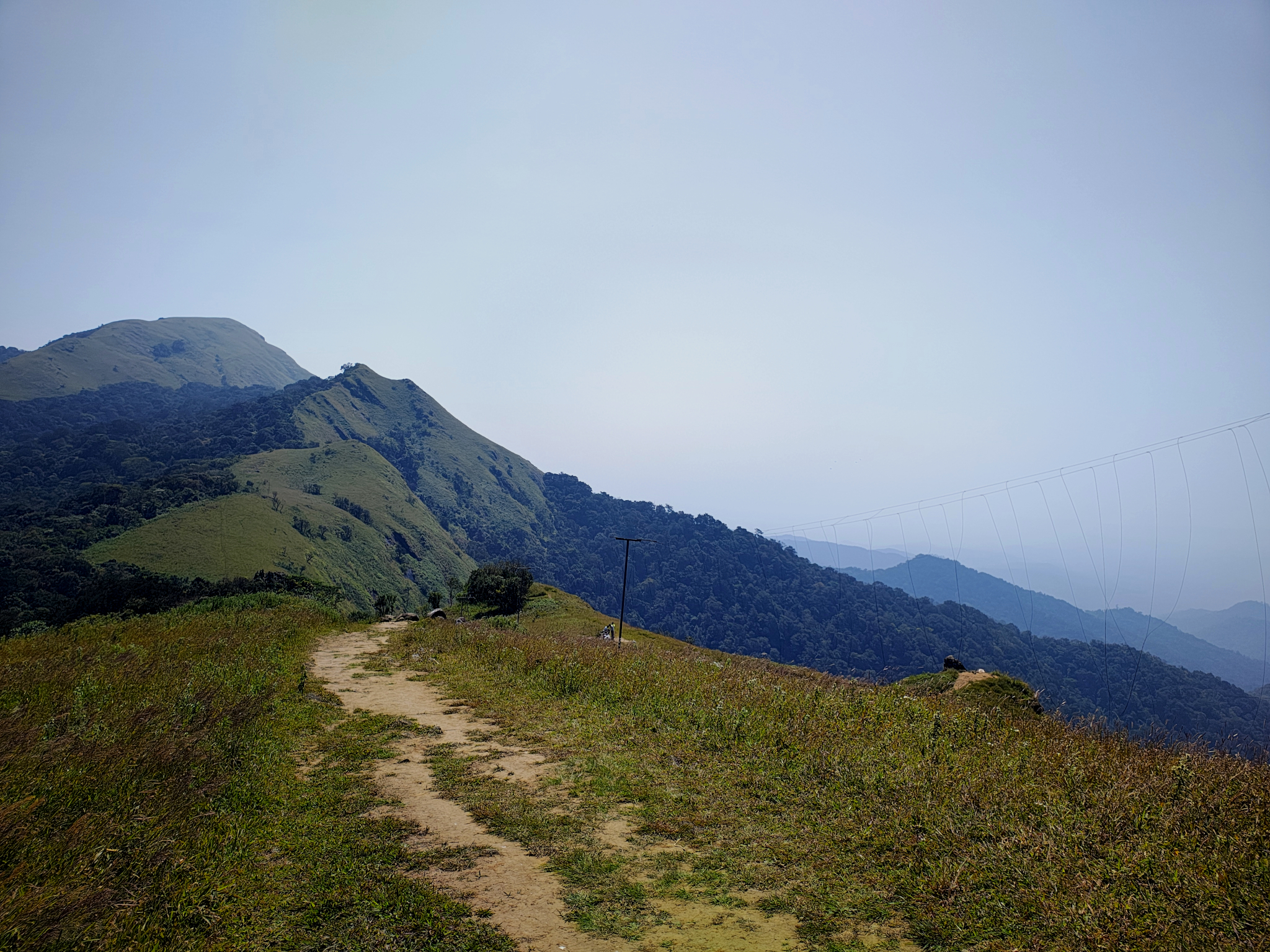 The landscape at the same place
